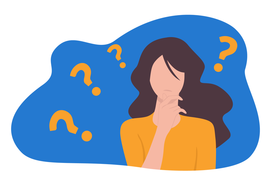 woman confused graphic